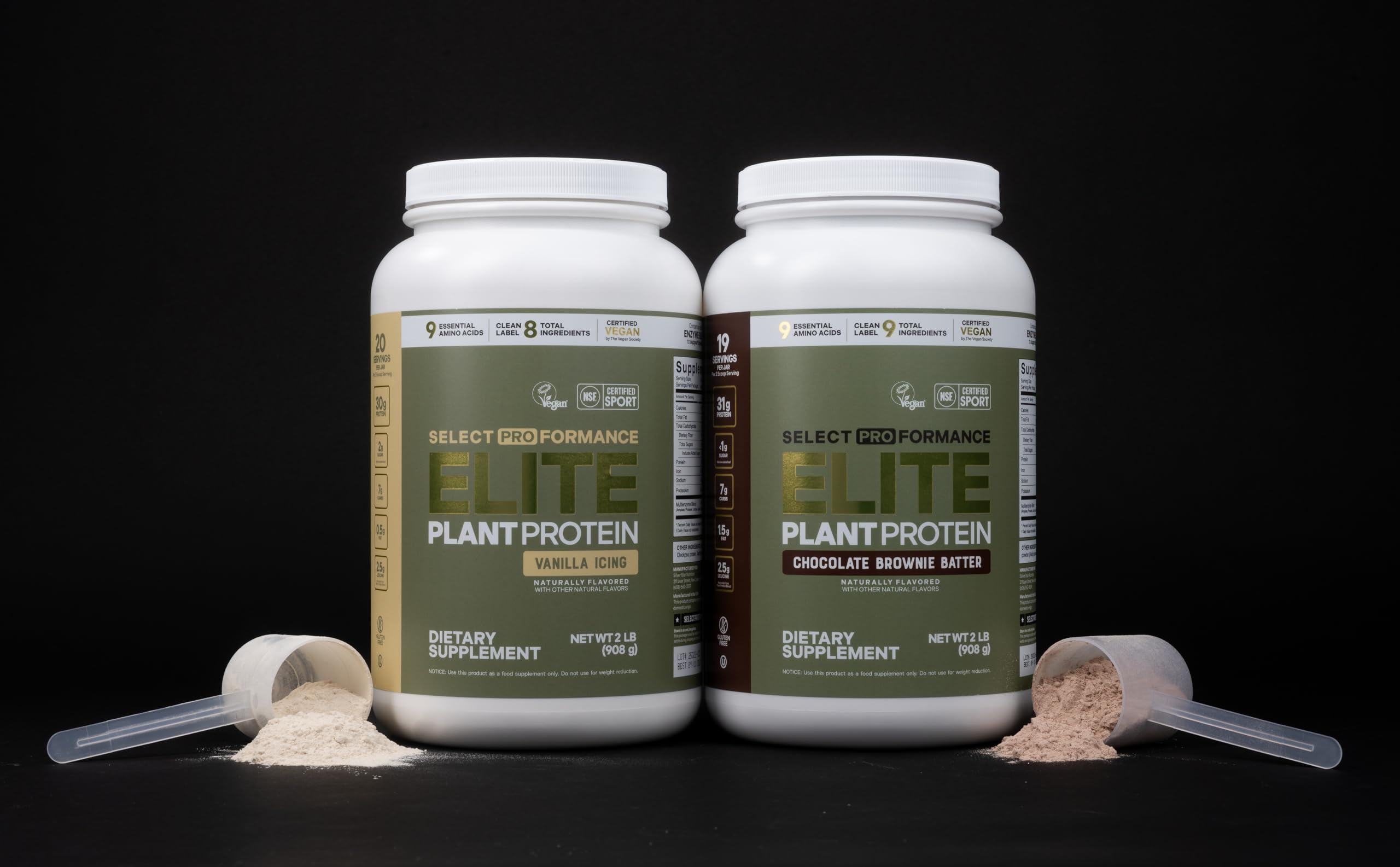Ingredients blend image highlights fava, rice, chickpea for a complete protein.