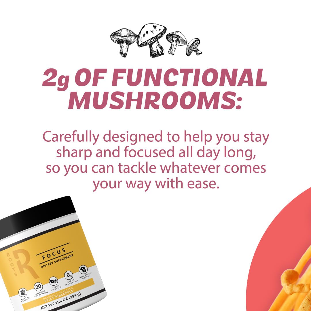 Silver Star Nutrition Roots Focus extended-release caffeine delivers smooth energy.