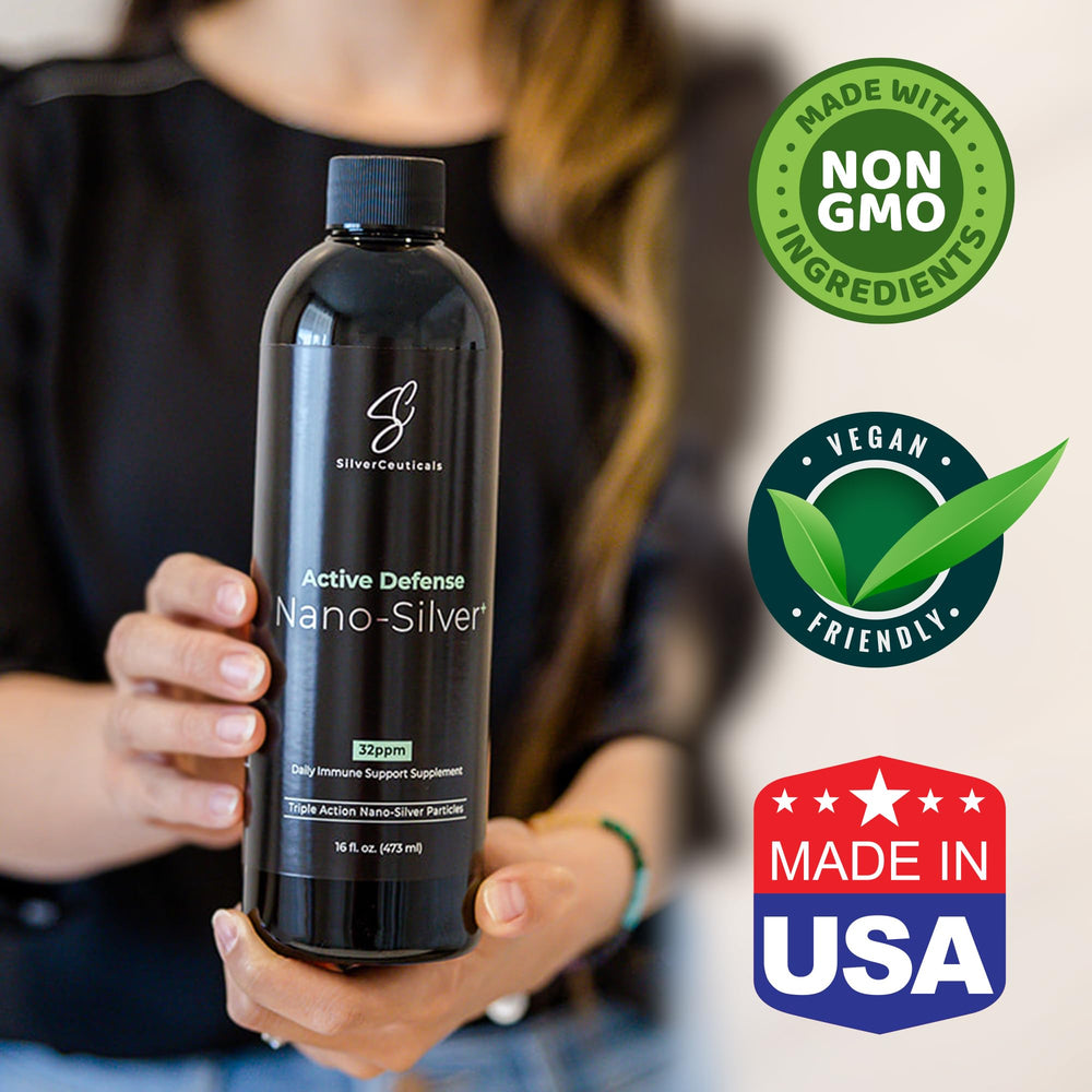 SilverCeuticals third-party testing stamp indicating independent verification