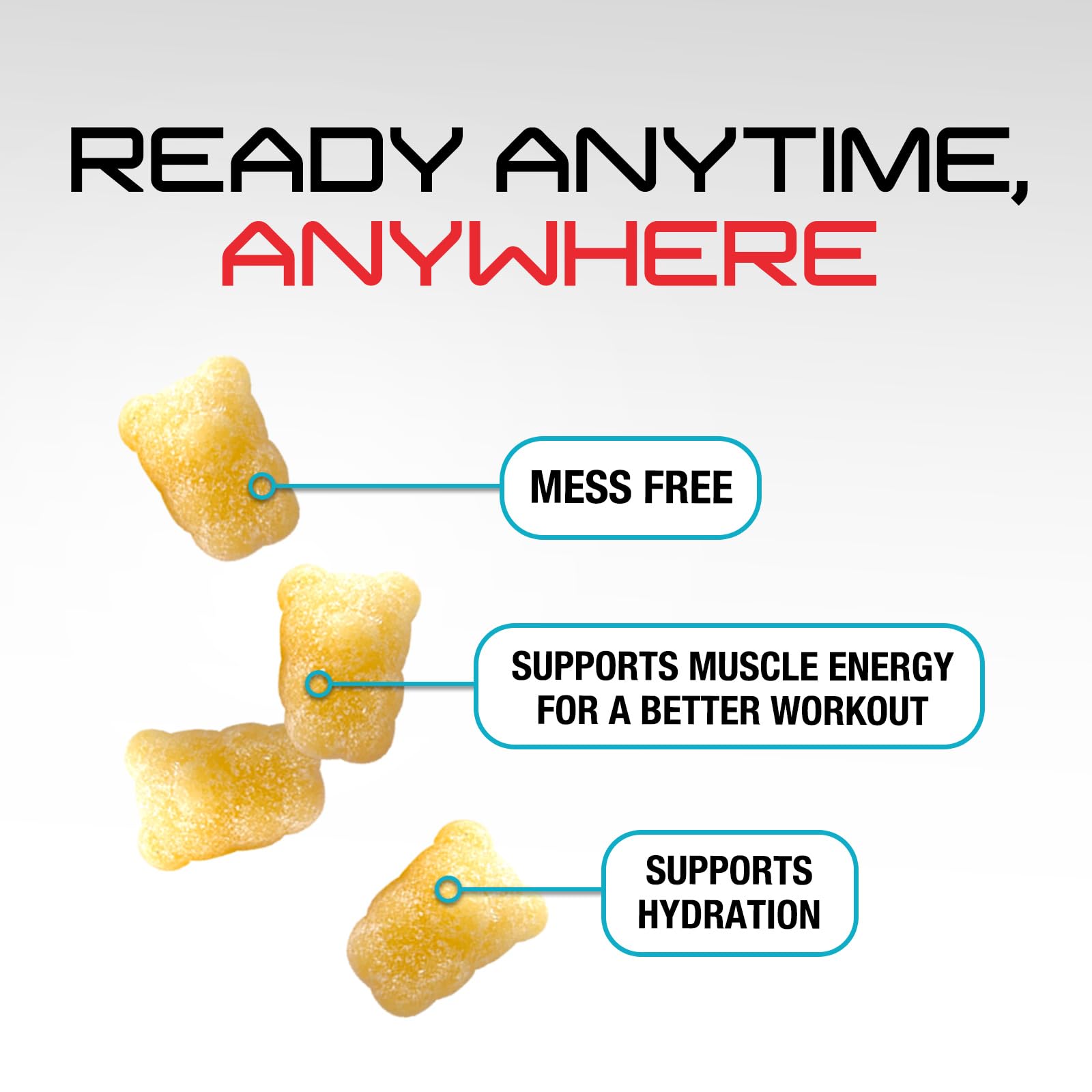 Easy-pour shot for convenient daily dose around workouts or on-the-go.