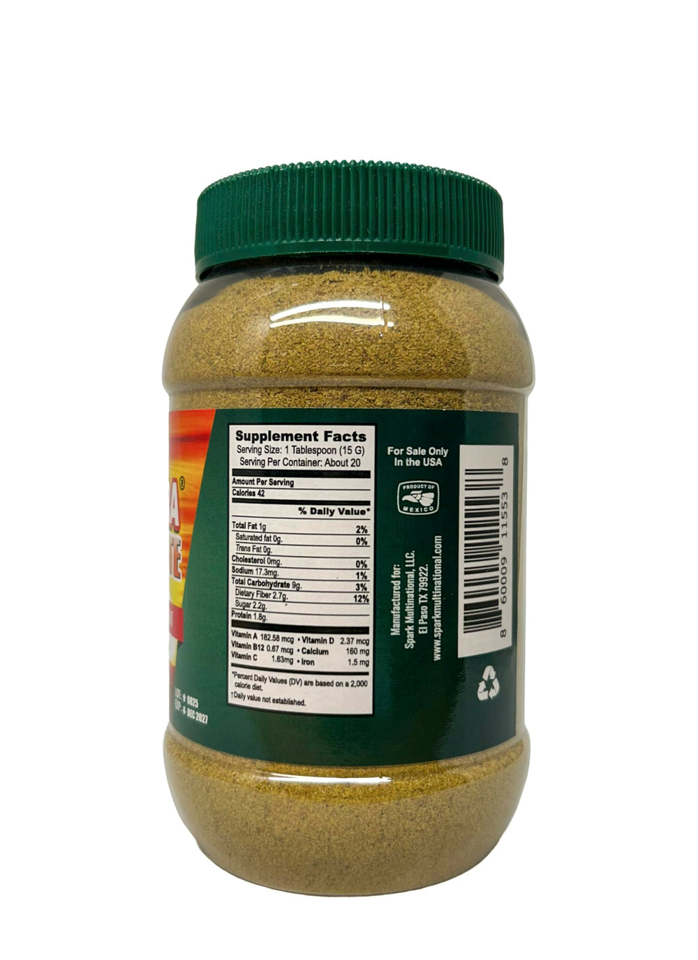 SIMIFIBRA FORTE MX 300g tub with scoop for convenient daily use.