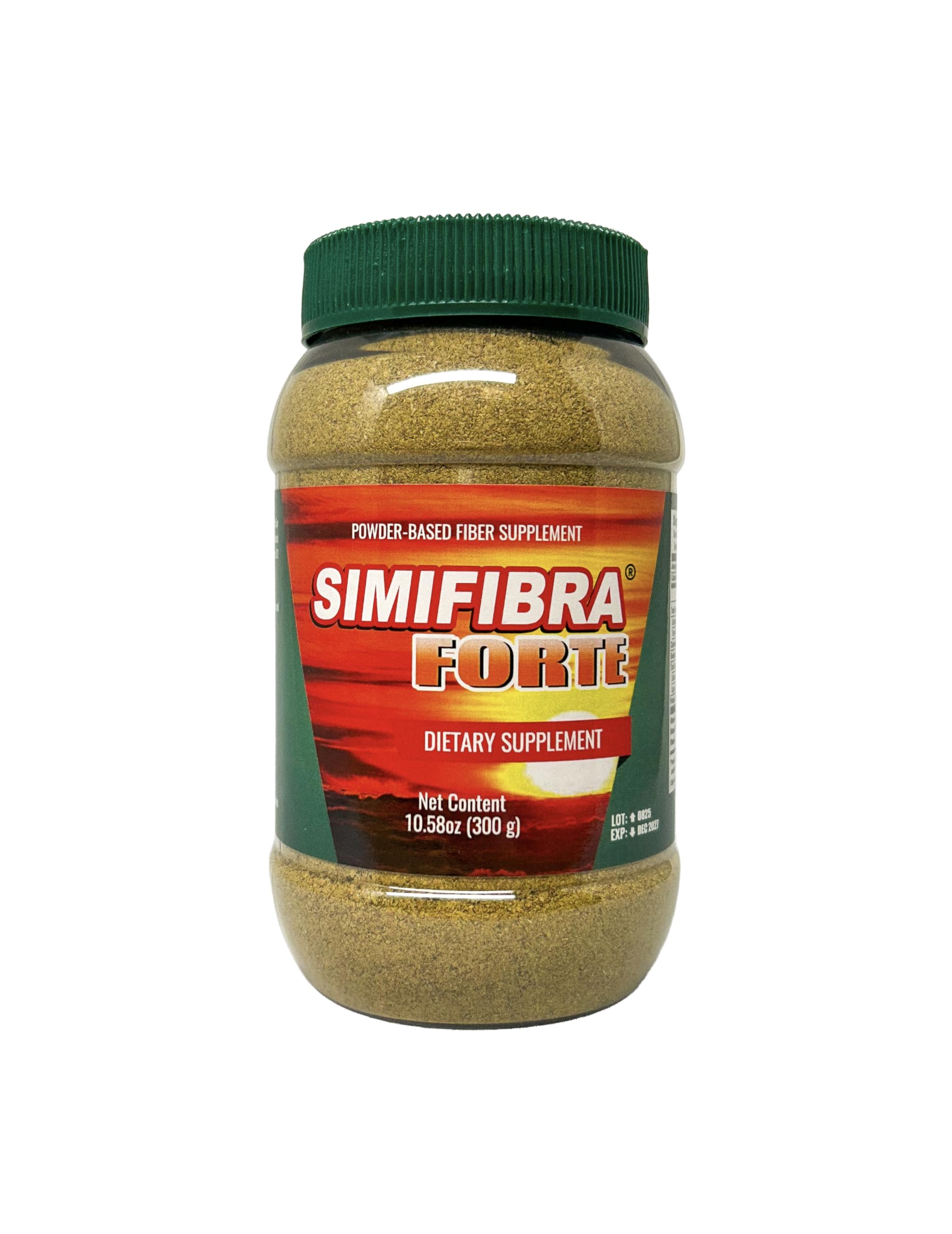 SIMIFIBRA FORTE MX powder dissolving quickly in water for easy daily fiber support.