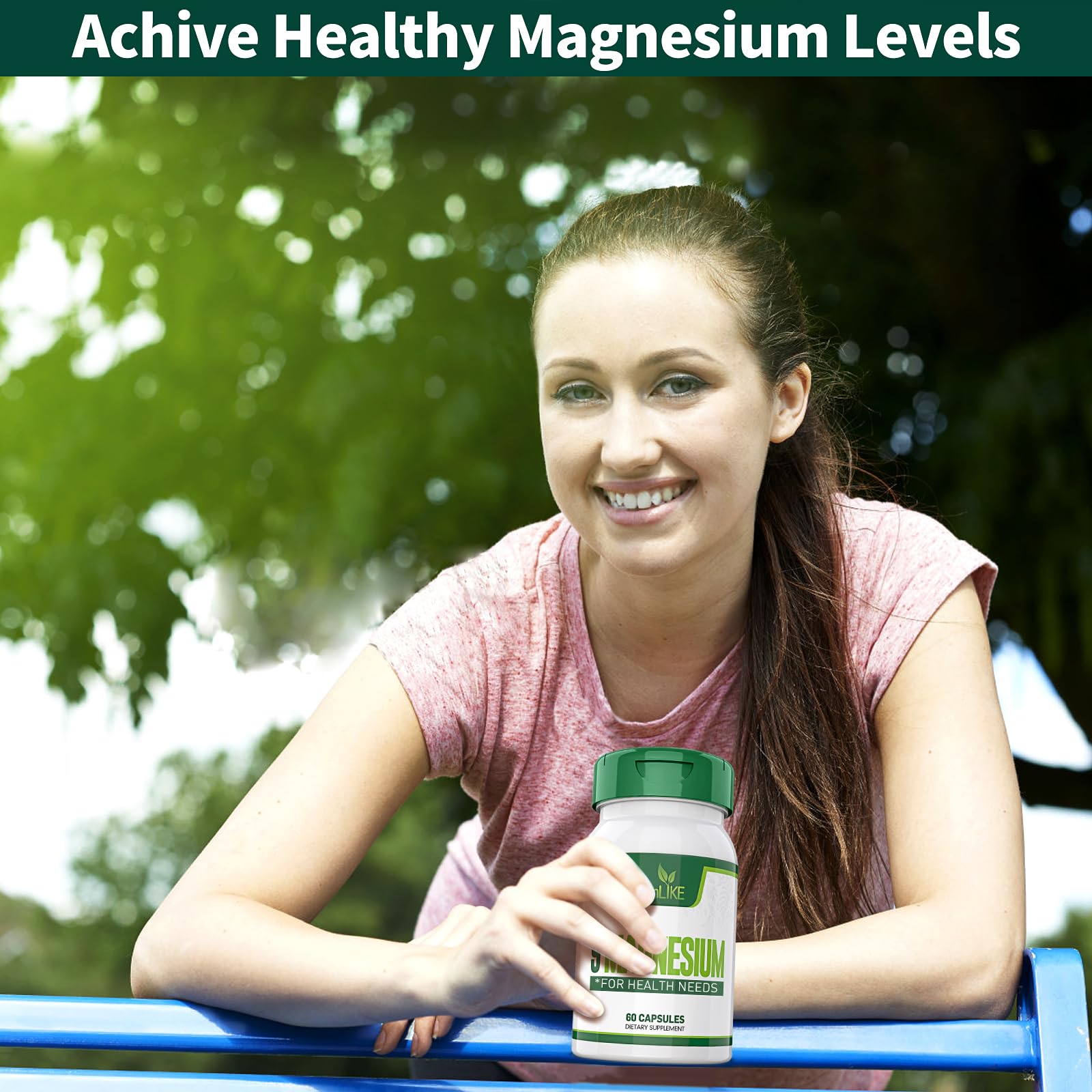 Simlike Magnesium 9-Forms non-GMO seal reinforces clean label.
