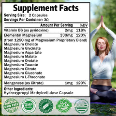 Simlike Magnesium 9-Forms pills closeup highlights diverse chelated forms for absorption.
