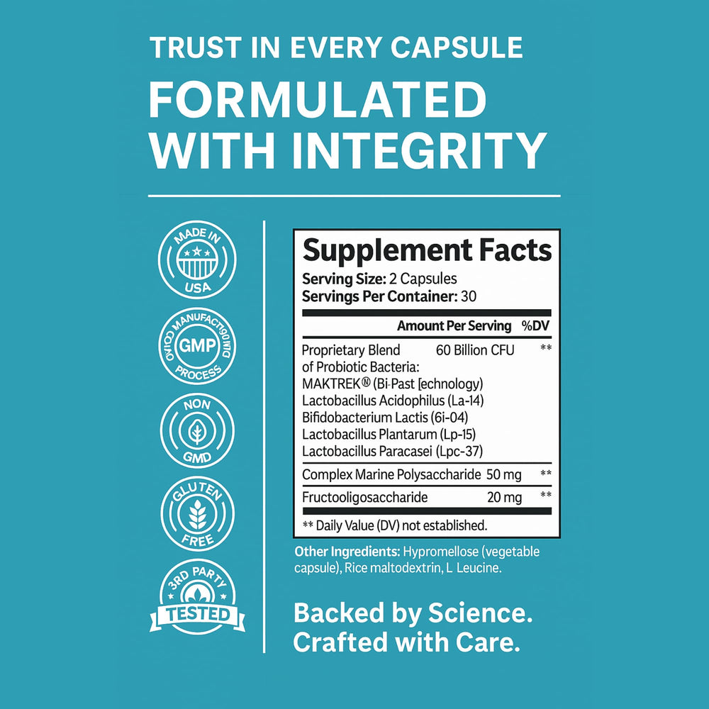 SIMLY capsules poured into a glass for an easy daily routine.