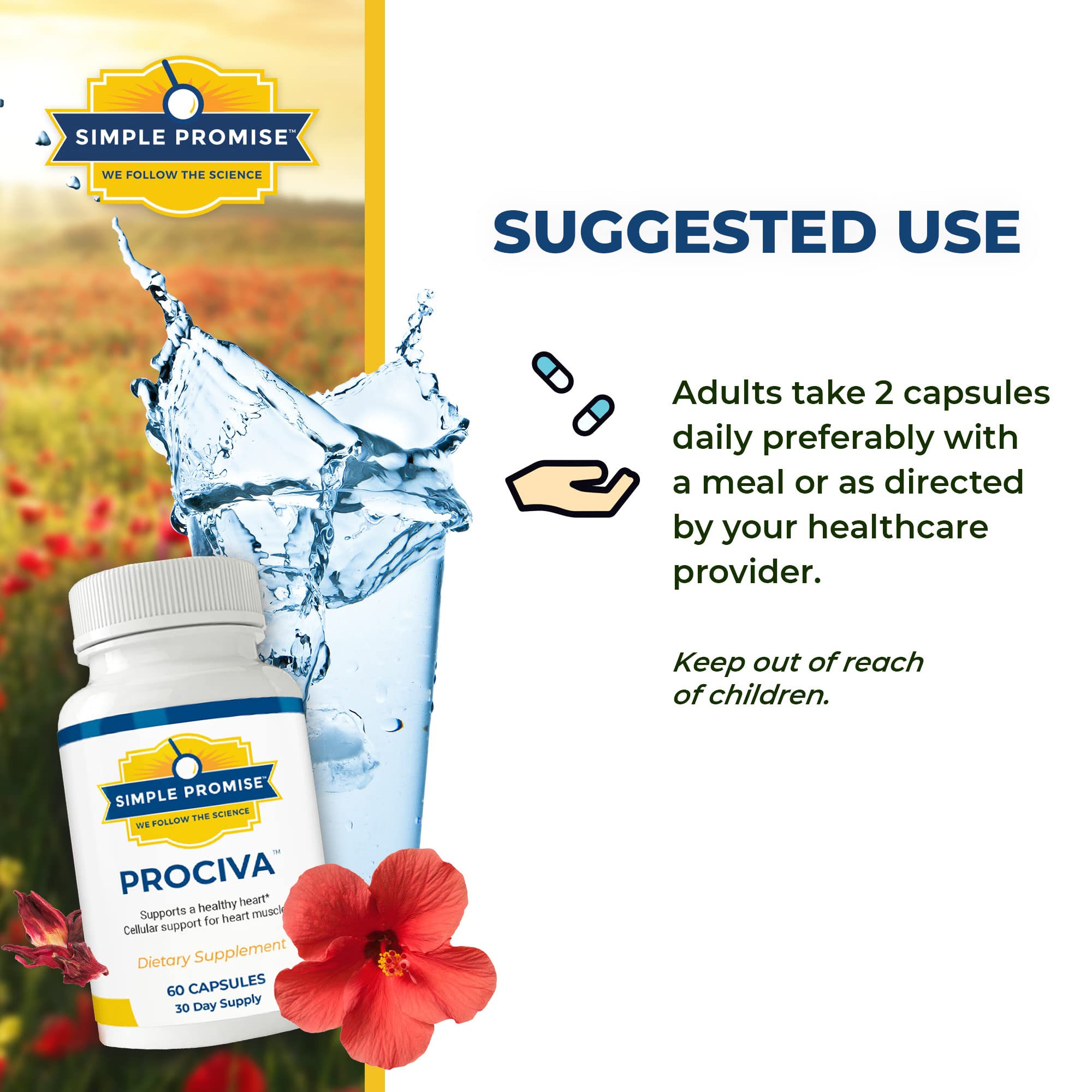 Prociva packaging shows 60 capsules for monthly supply.