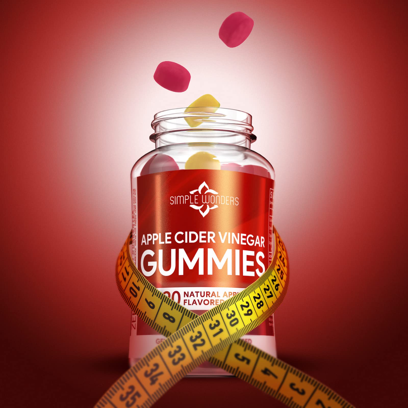 SIMPLE WONDERS Gummies ready to take on the go.