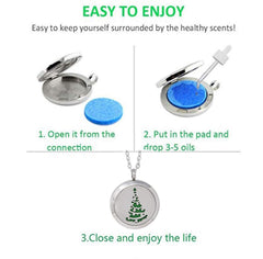 Simply Essential Solutions diffuser necklace 28-inch chain for versatile styling