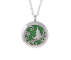 Simply Essential Solutions diffuser pendant 30mm silver ready for on-the-go aromatherapy.