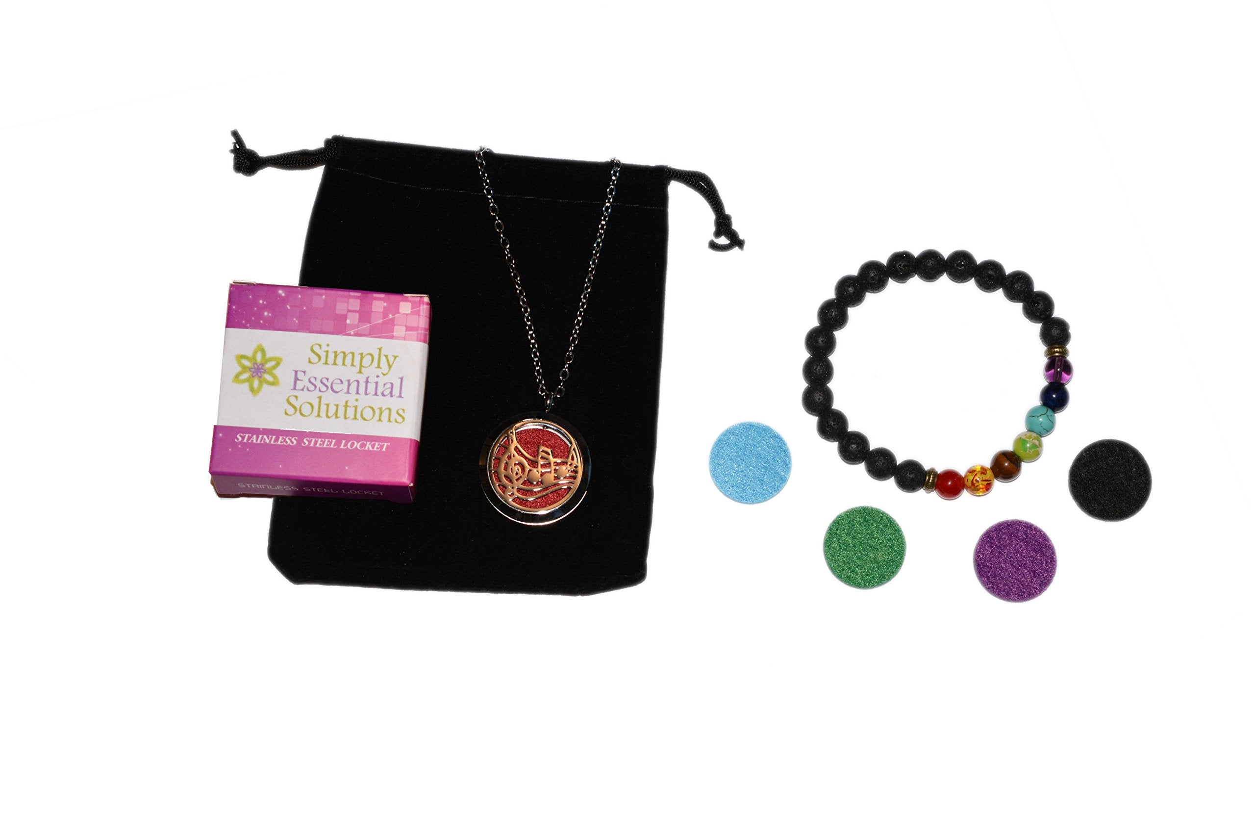 Simply Essential Solutions Christmas-pattern pendant highlighting festive style and aromatherapy