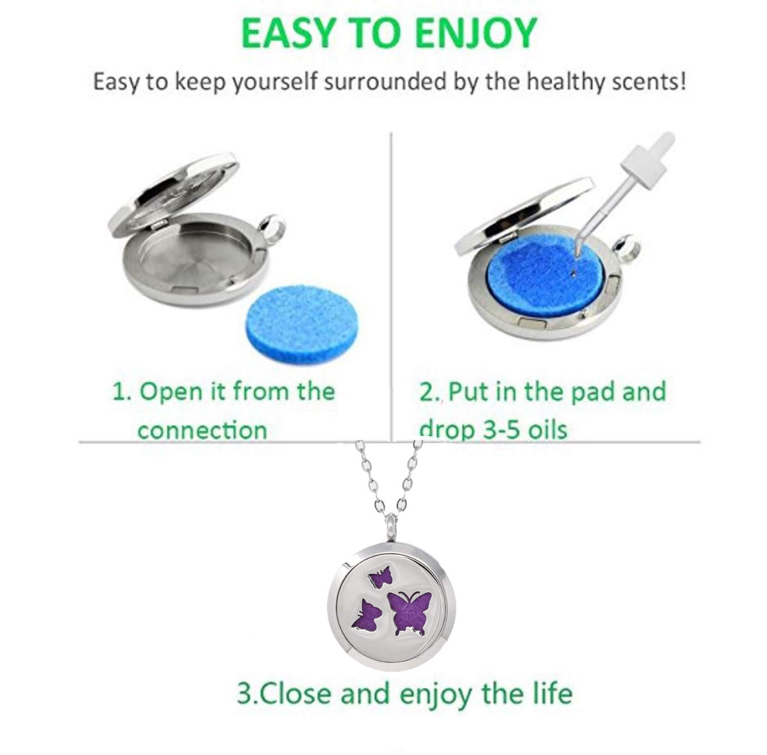 Simply Essential Solutions diffuser pendant with various pattern options