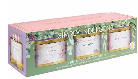 Simply Indulgent eucalyptus candle fresh aroma for living spaces