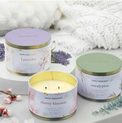 Simply Indulgent lavender candle calming fragrance for relaxation