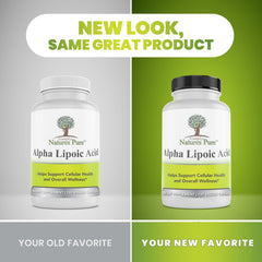 Simply Natures Pure Alpha Lipoic Acid 600mg veggie capsules - close-up