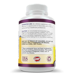 Close-up of Simply Natures Pure Berberine HCl 500mg capsules for everyday use