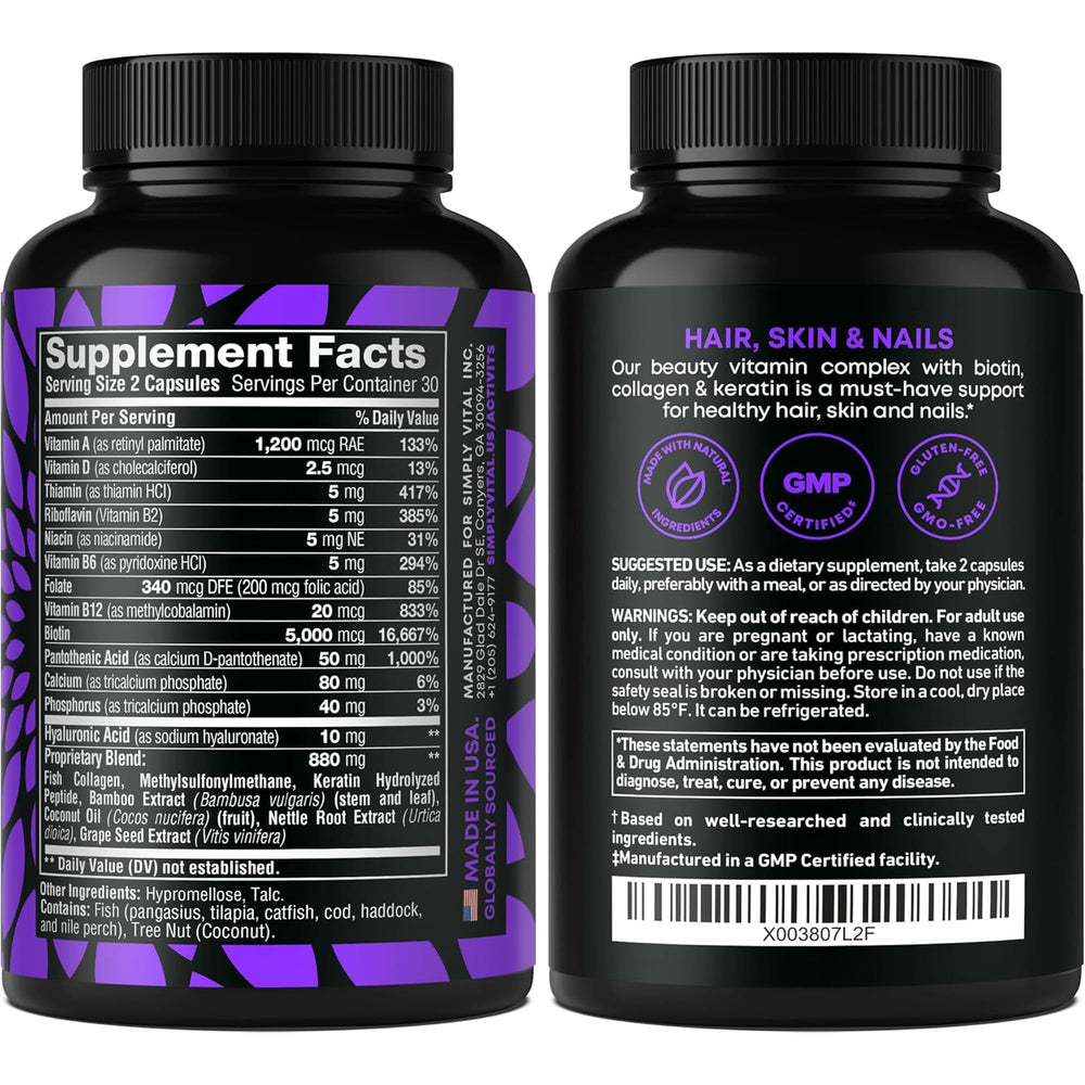 SimplyVital capsules close-up emphasizing easy daily supplementation