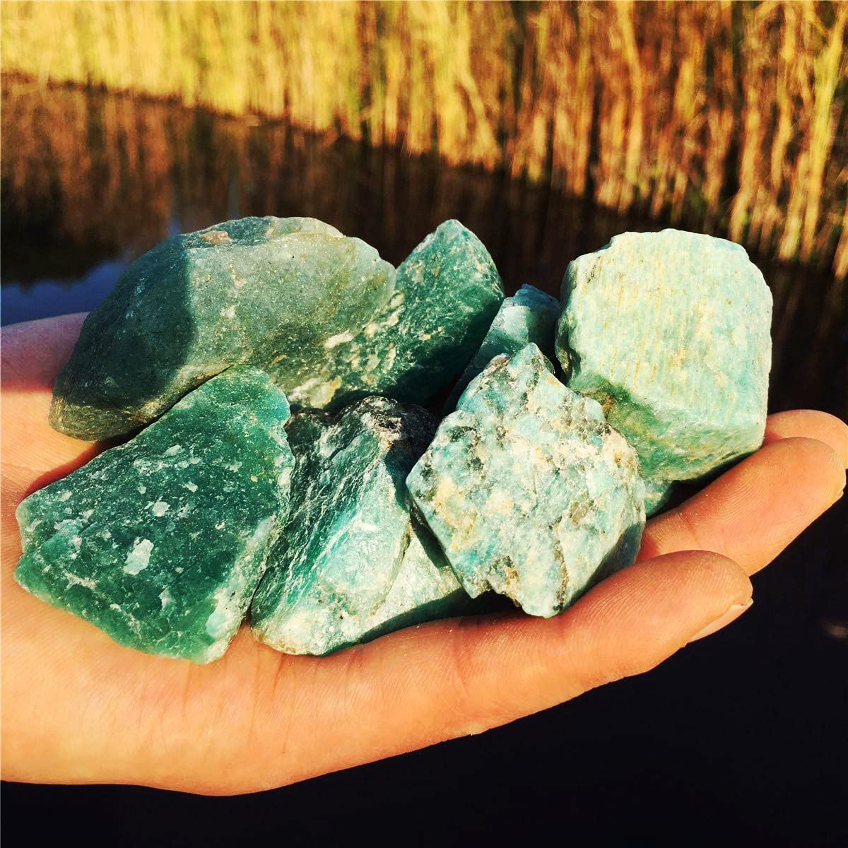 Simurg amazonite Brazil-origin stone enhances collecting and display setups