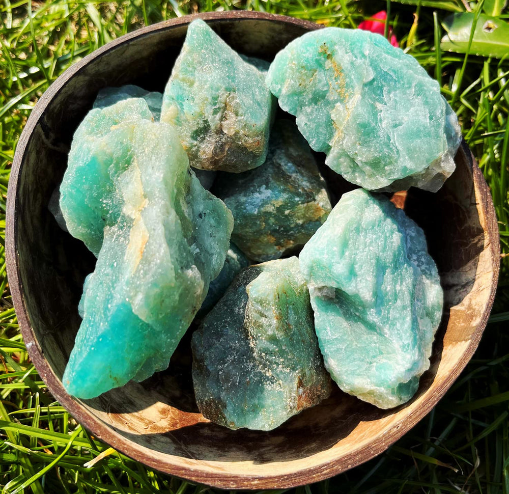 Simurg amazonite natural formation supports chakra balancing and meditation rituals