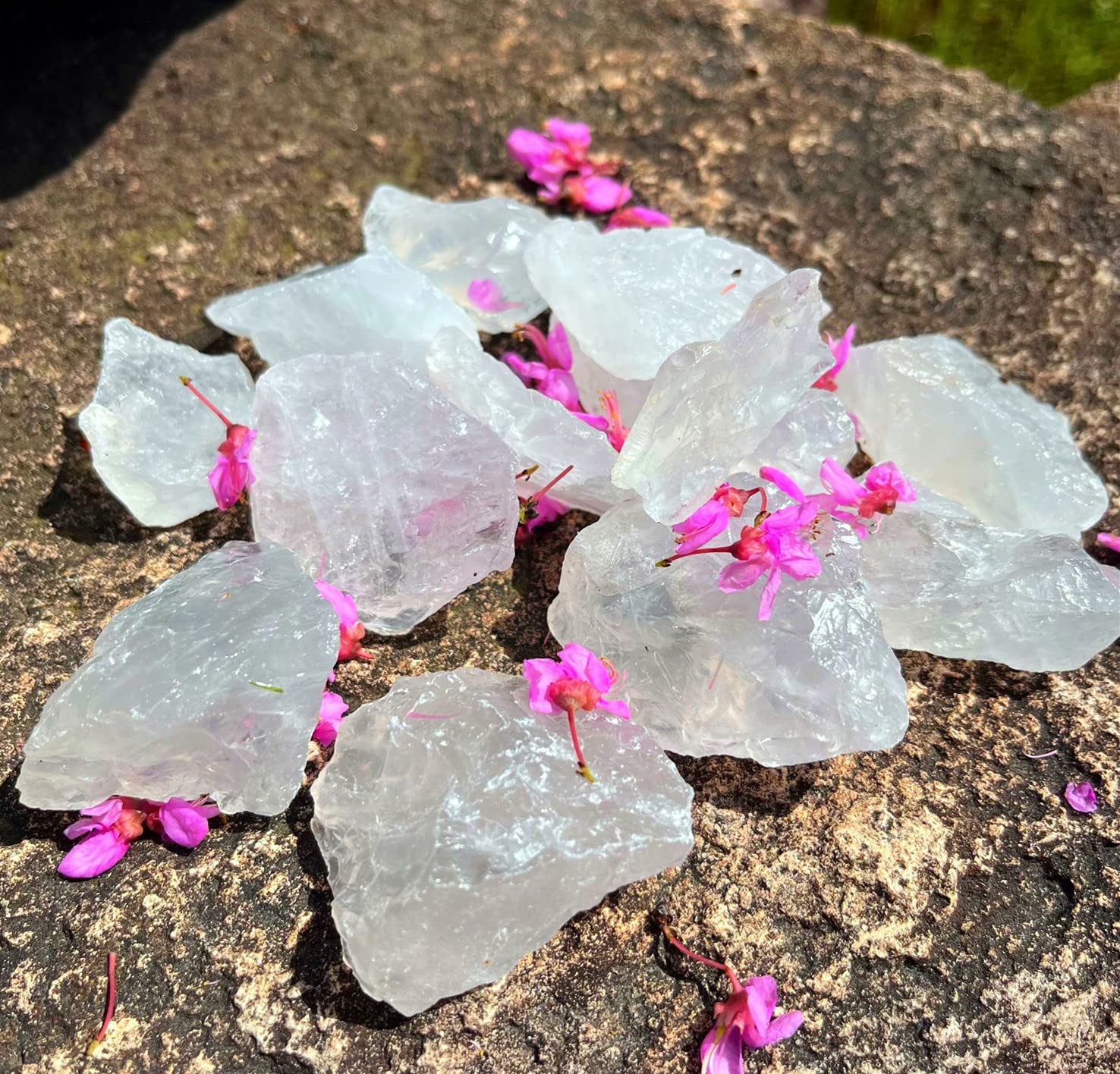 Simurg high-quality quartz for meditation and energy grids