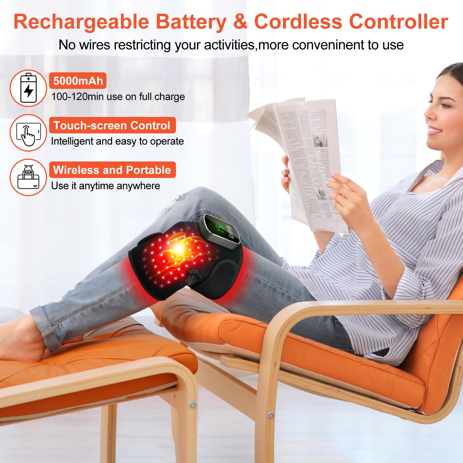 Sinnyelor five-mode operation including flashing options for sensitive users.