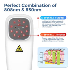 SINORIKO red light therapy device front view for home use