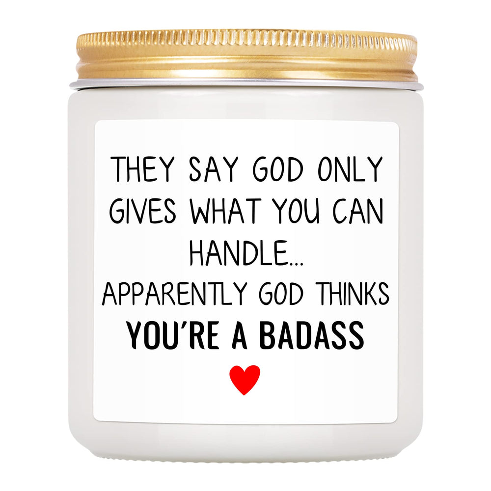 SINSUFUR Get Well candle in gift box, a thoughtful recovery gift ready to give.