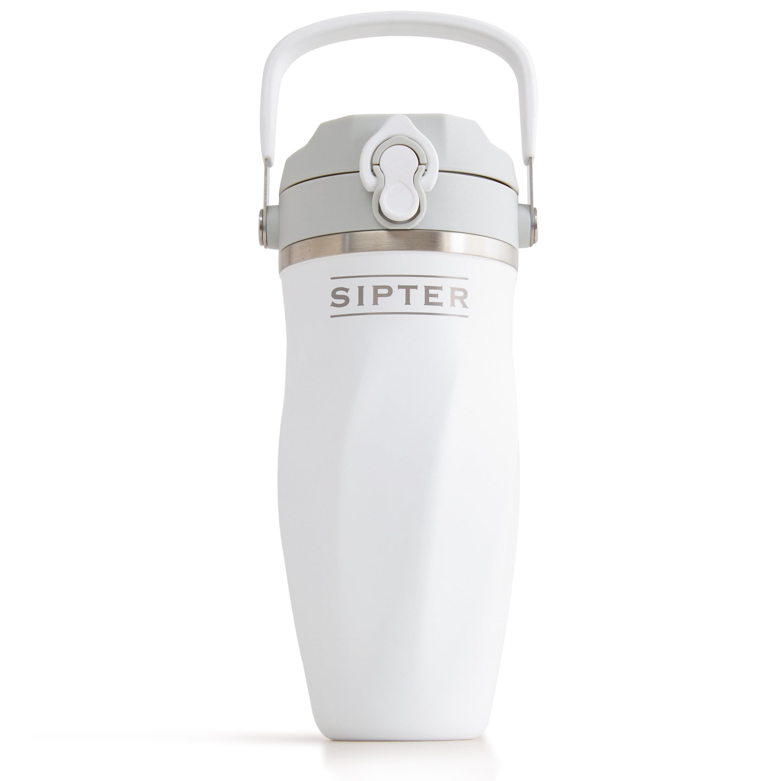 Sipter shaker bottle with copper insulation keeps drinks cold up to 24 hours