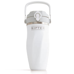 Sipter shaker bottle with copper insulation keeps drinks cold up to 24 hours