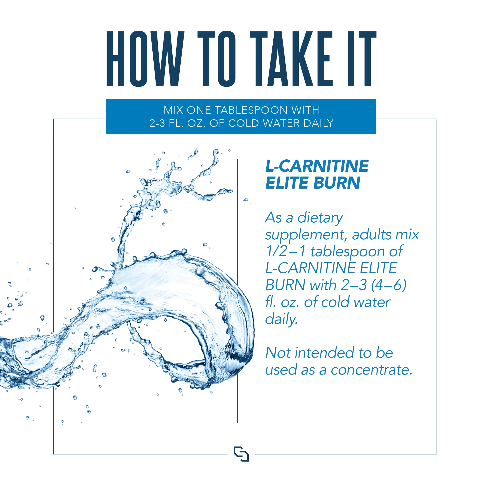 SIRENLABS L-Carnitine Elite Burn packaging reveals 32 servings per container.
