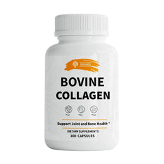 SIRUNES bovine collagen capsules bottle for easy daily supplementation supporting joints and skin.