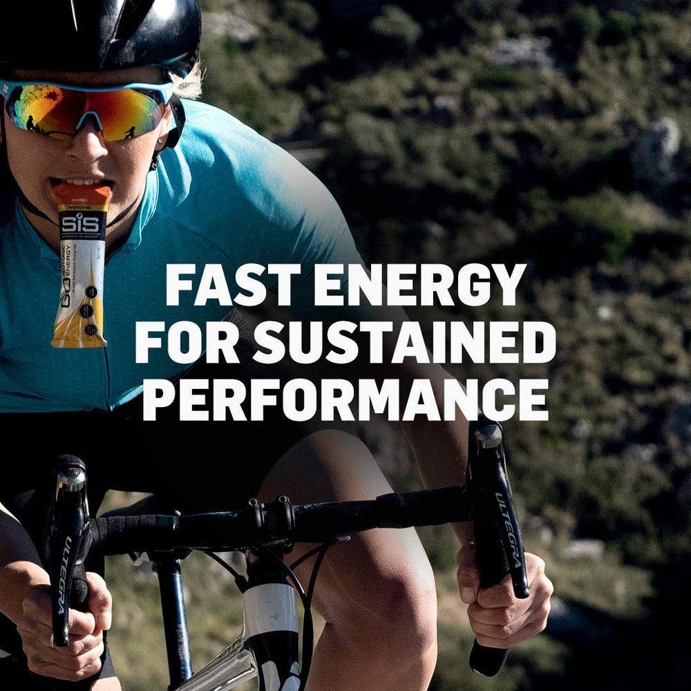 SiS GO isotonic energy variety pack on-the-go use during cycling and running