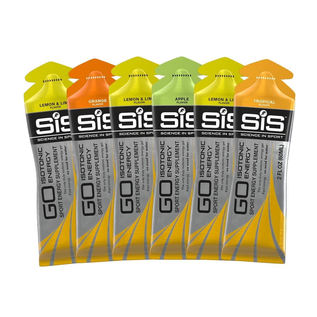 SiS GO isotonic energy variety pack pack shot shows convenient on-the-go fueling