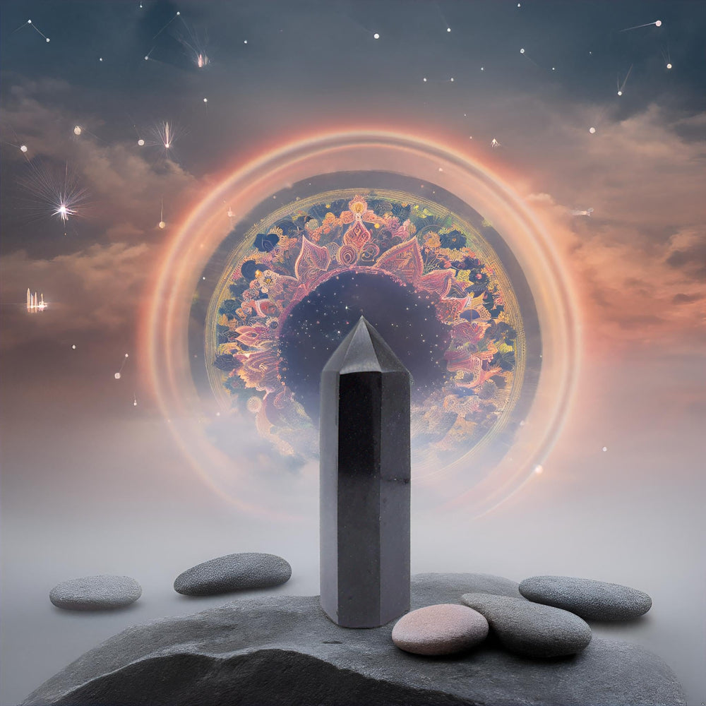 SISAMN display-altar setup presents the piece as a mindful energy centerpiece.