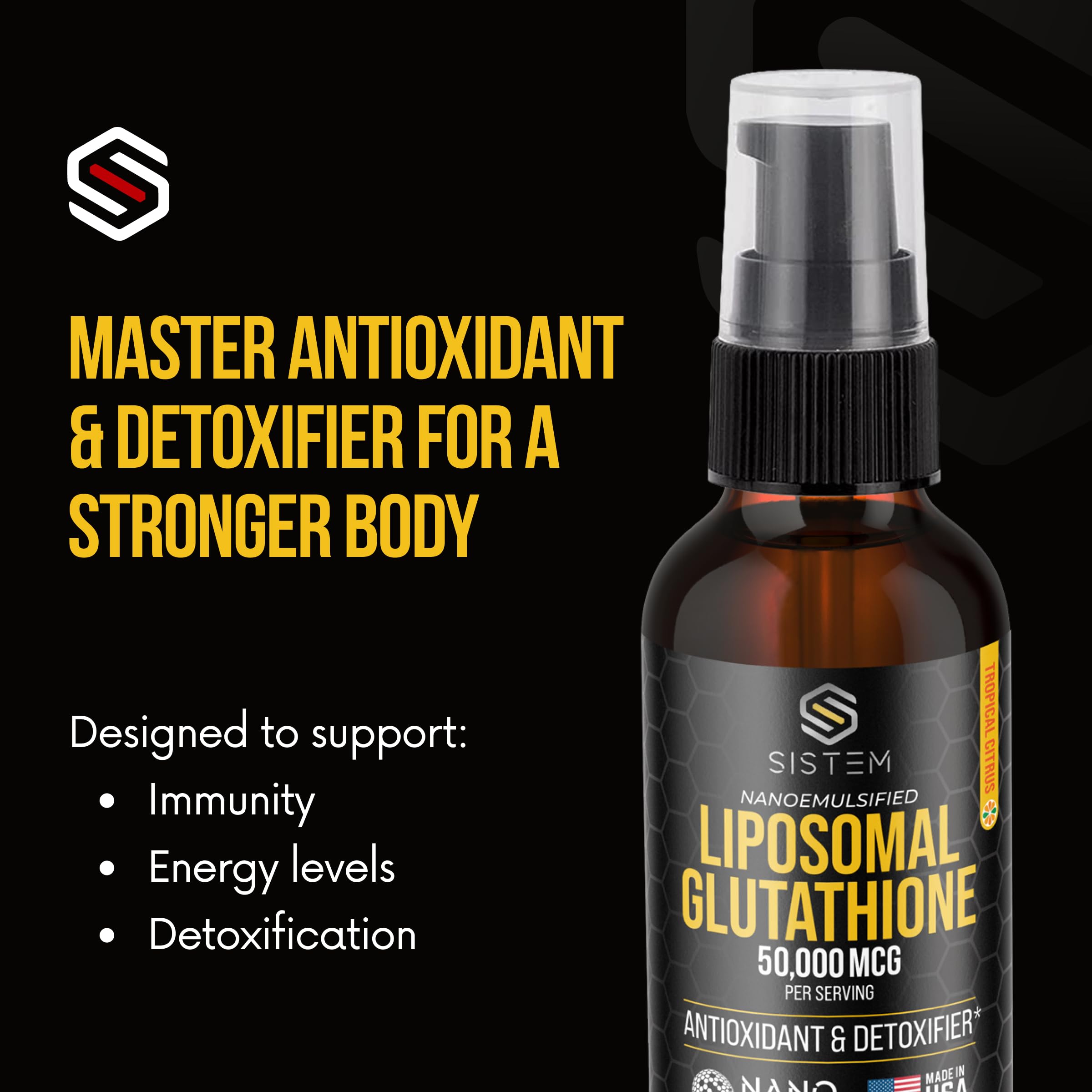 Product label close-up highlighting ingredients and citrus flavor