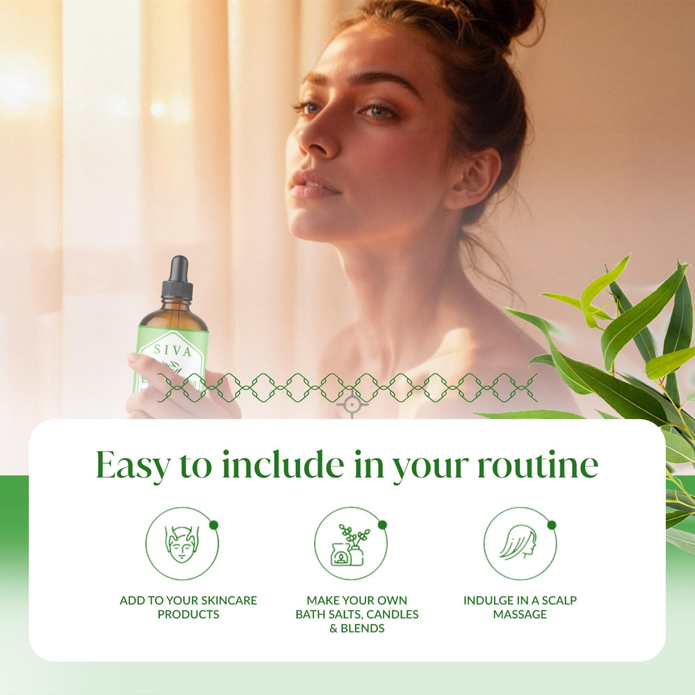 SIVA Eucalyptus oil foot bath for relaxing soak.