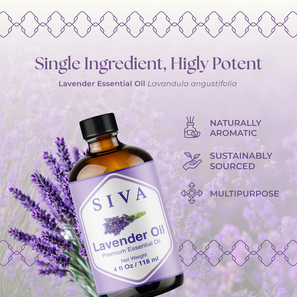 SIVA Lavender oil used with a carrier oil for skin nourishment.