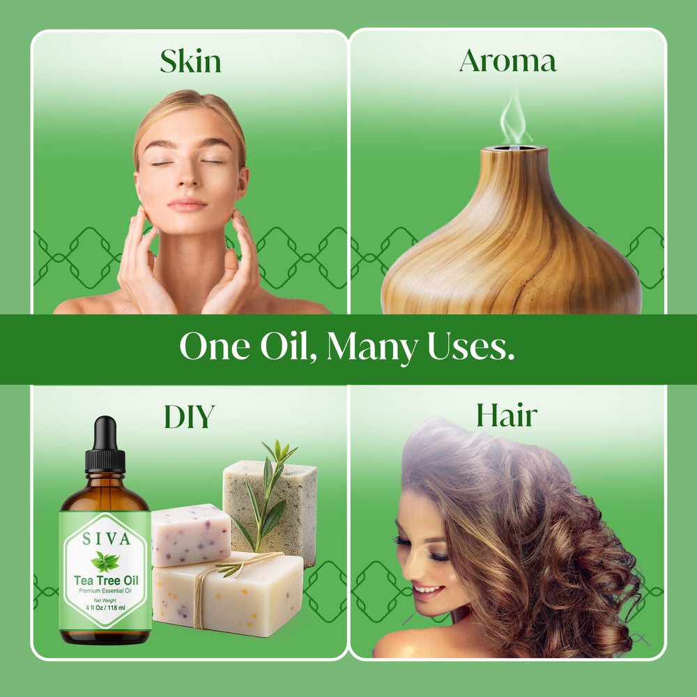 SIVA Tea Tree Oil for nail care and cuticle treatment