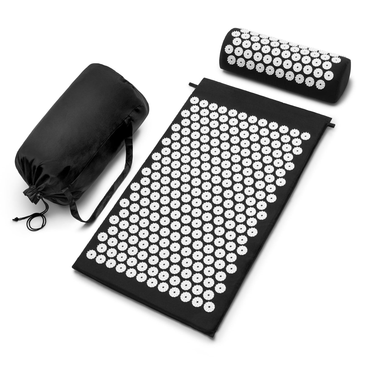 Sivan back and neck acupressure mat and pillow set for comfortable home relief.
