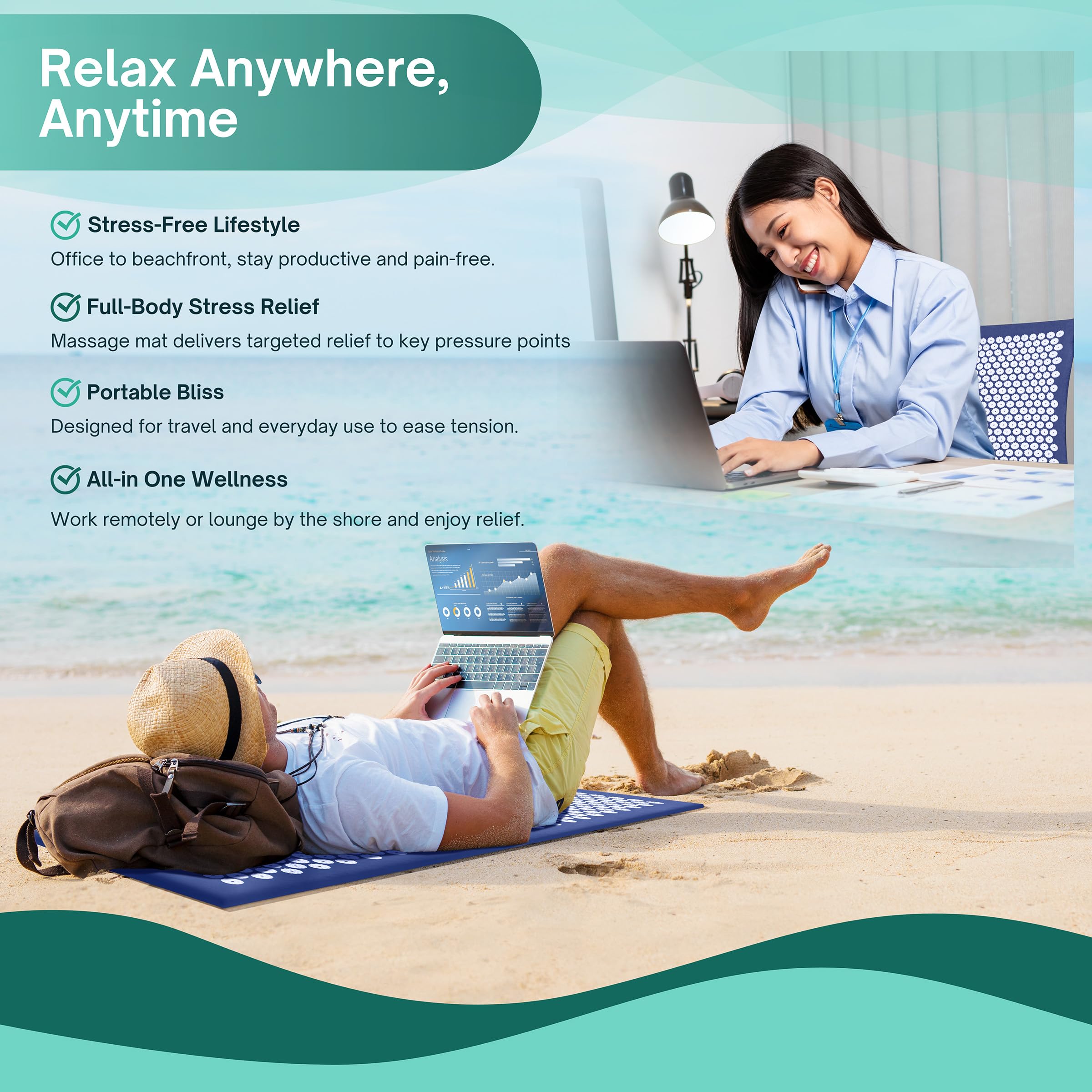 Sivan eco-friendly materials ensure sustainable, comfortable practice.