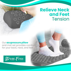 Sivan acupressure mat ideal for yoga studio grounding.