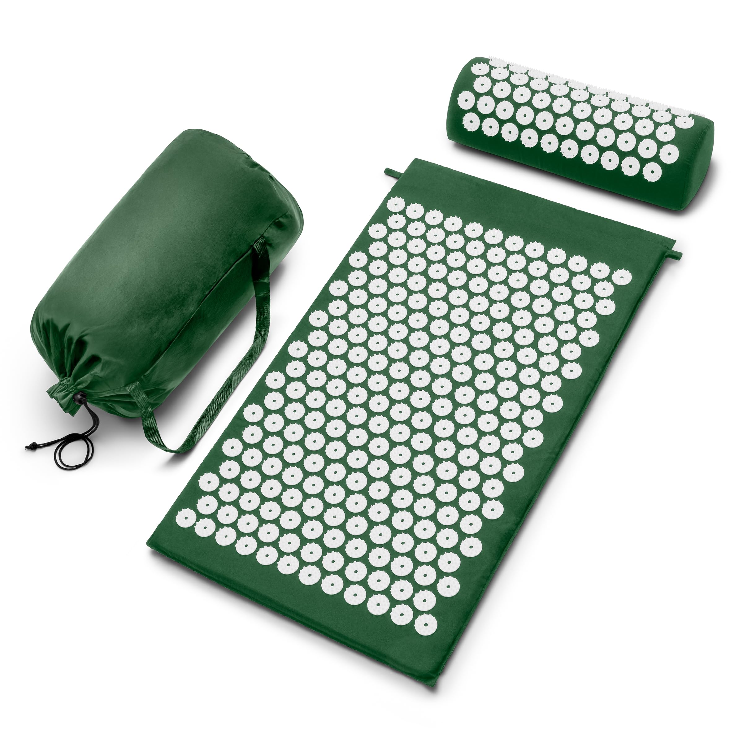 Sivan back and neck pain relief acupressure set promotes relaxation and potential tension relief.