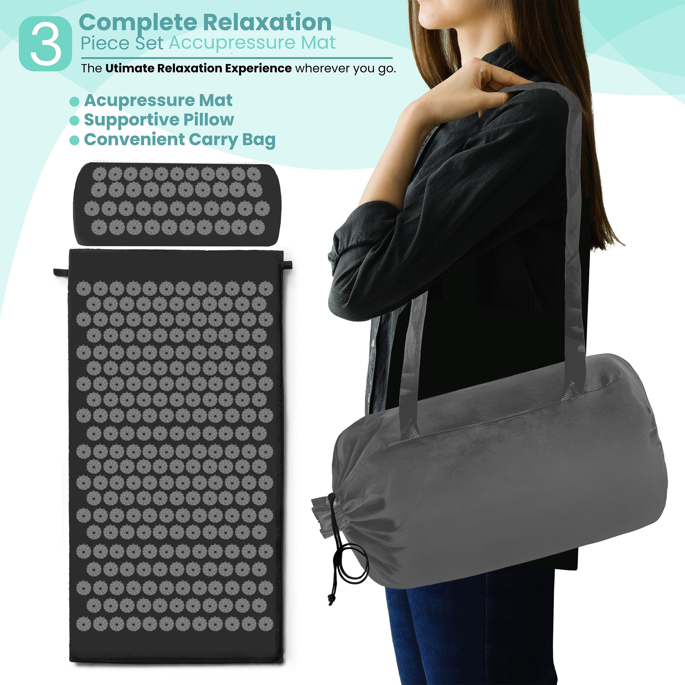 Sivan carry bag with strap enables easy transport.