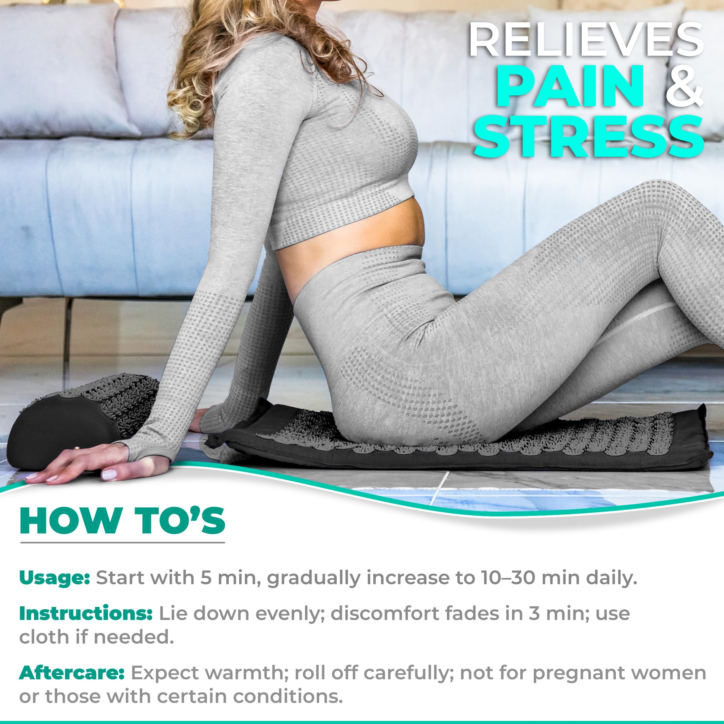 Sivan Health and Fitness mat used during meditation to support focus and calm breathing.