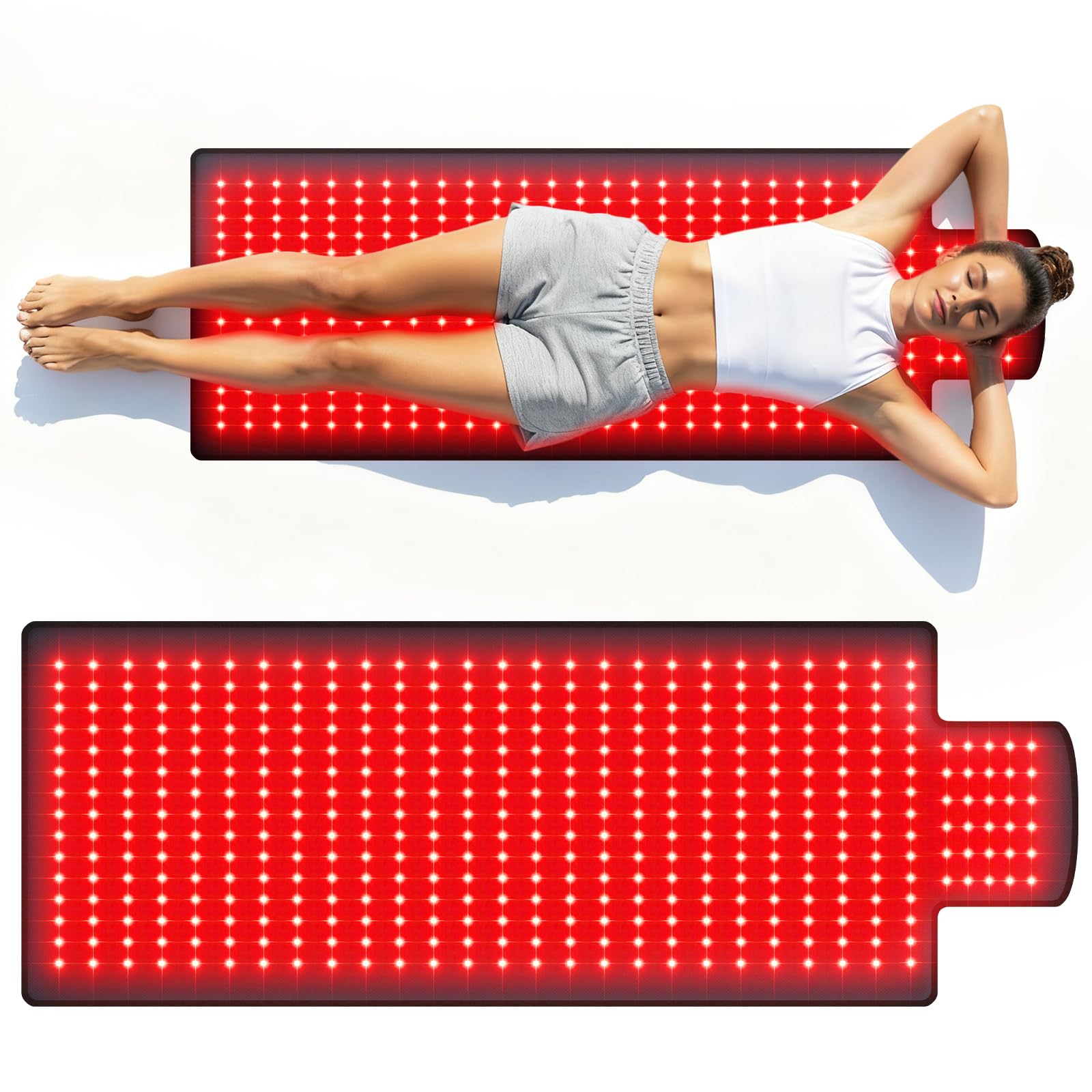 Siyiteng red light therapy mat offers full-body coverage for at-home use.