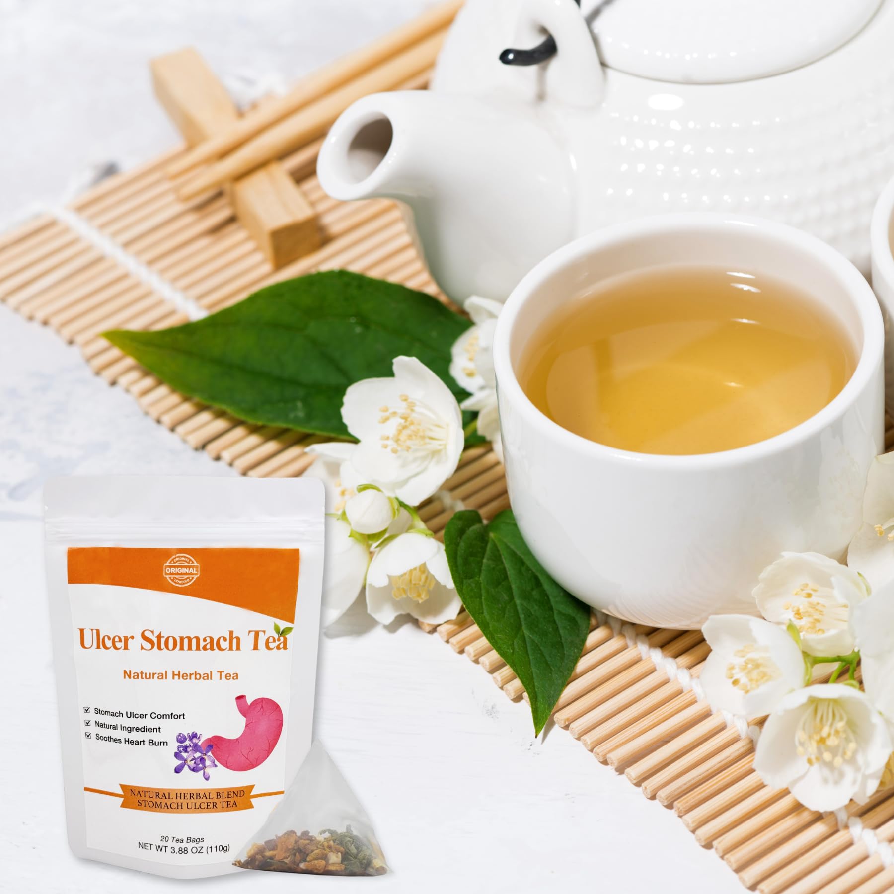 Siyolaherb orange peel and buddha’s hand provide a light citrus aroma and comfort.