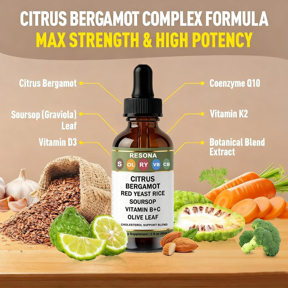 Skaal RESONA ingredients image features olive leaf and soursop blend.