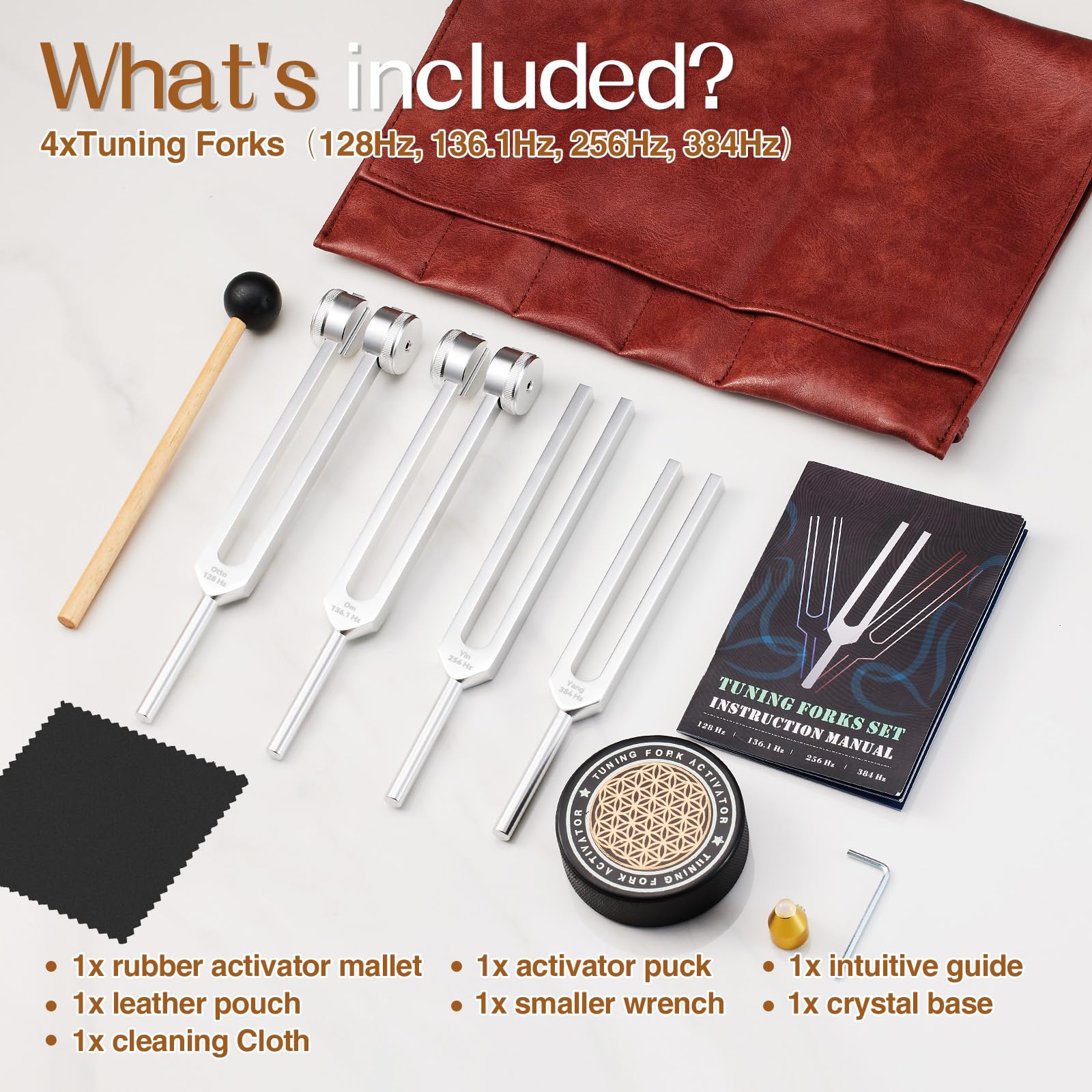 Skitobed Earth Om 136.1Hz tuning fork with clear resonance.