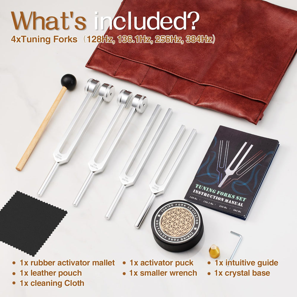 Skitobed Earth Om 136.1Hz tuning fork with clear resonance.