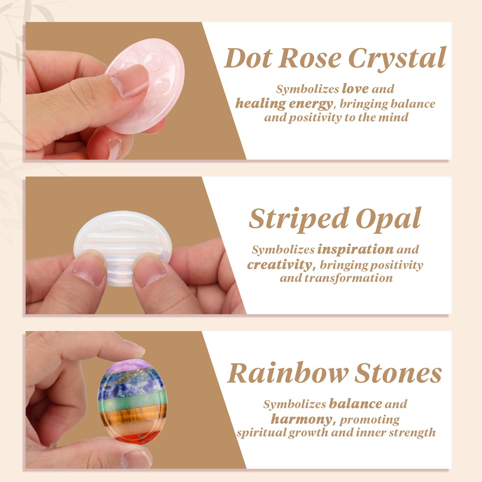SKLENICE pocket-size worry stone for on-the-go calm