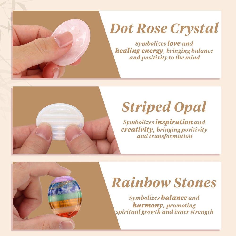 SKLENICE pocket-size worry stone for on-the-go calm